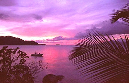 Les Saintes, Purple Sunset